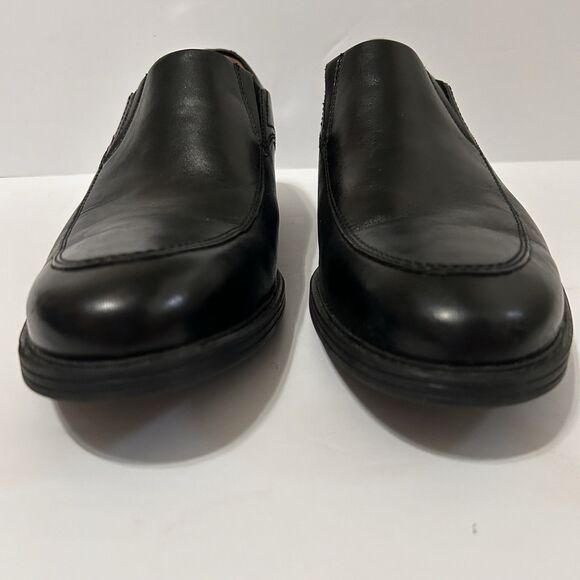 Clarks Shoes Men's 10M Whiddon Step Black Leather Extreme Comfort Loafer Dress - Picture 4 of 13